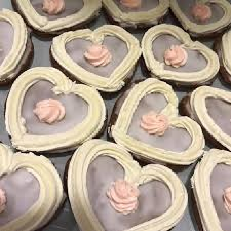 5 éénpersoons hartjes