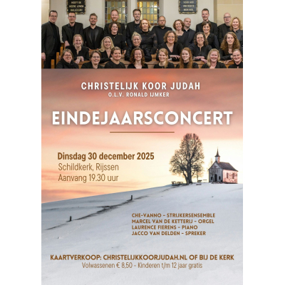 Eindejaarsconcert 30 december 2025